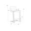 Webber Upholstered Stool with Metal Frame-238134712-238134710