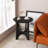 25" Round Wooden Side Table