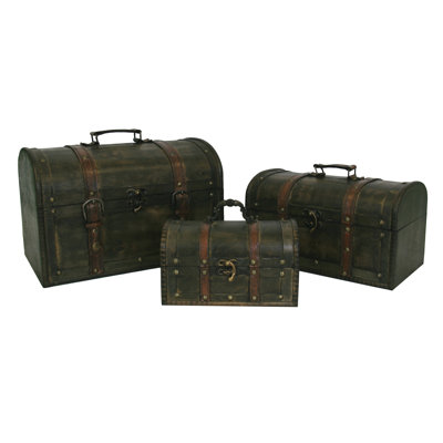 Wooden Decorative Trunk