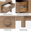 Table de chevet en bois massif Colston