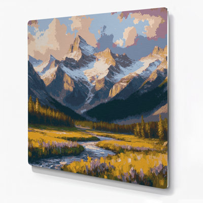 USA State Montana Gray Metal Wall Art