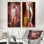 In Style Woman Denim Elegance - Ensemble de 2 décorations murales tendance