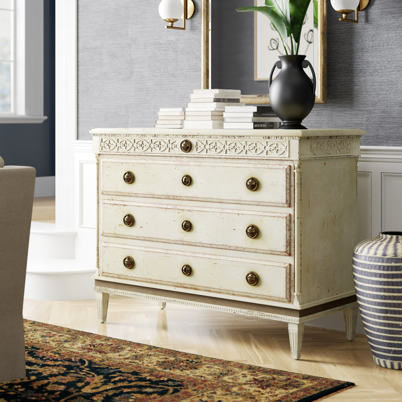 Gustavian 4 - Drawer Dresser