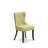 5 Piece Dinette Set for 4 Includes a Rectangle Rustic Wood Dining Room Table and 4 Limelight Linen Fabric Parsons Dining Chairs, Distressed Jacobean-708523504-708523505-708523468