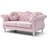 Farney Velvet Rolled Arm Loveseat-404163791