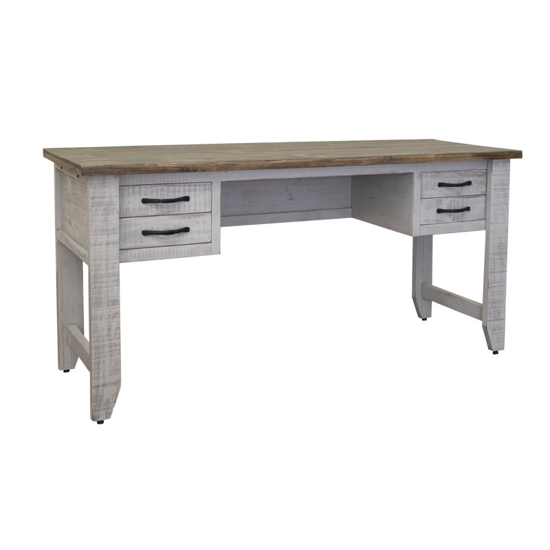 Westleigh Solid Wood Base Writing Desk