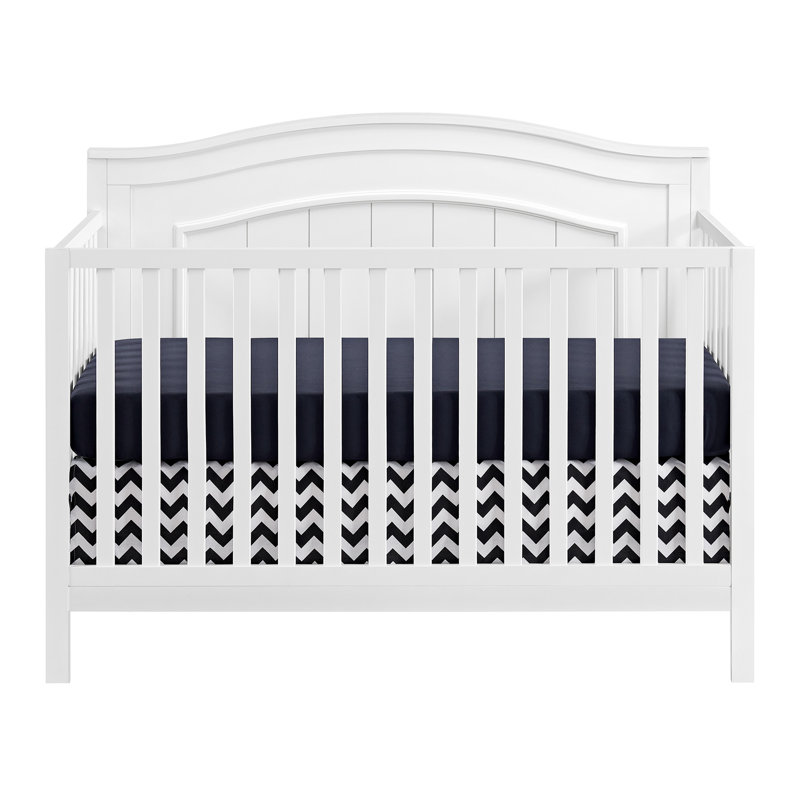 Lit de bébé convertible 4 en 1 Nolan, Blanc neige