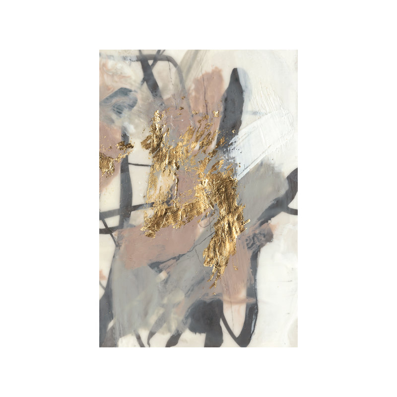Golden Blush II by Jennifer Goldberger - Wrapped Canvas Painting, 66.04 cm H x 45.72 cm W x 3.175 cm D