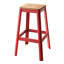 Tabouret de bar élégant et fonctionnel avec support à barre transversale pour une stabilité accrue et une mobilité facile