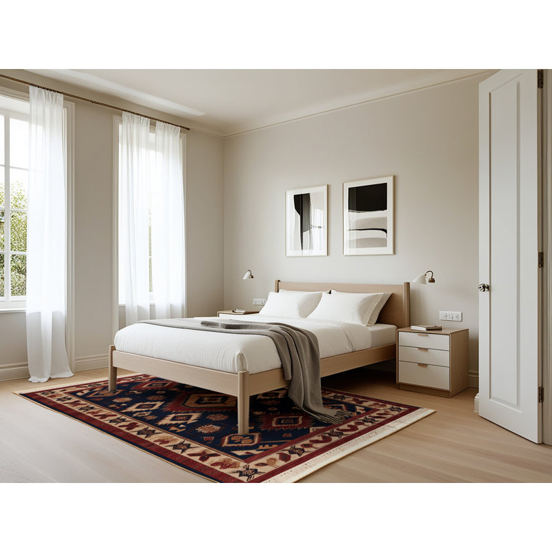 Tapis brun lavable à la machine, Rectangle 5 pi x 7 pi