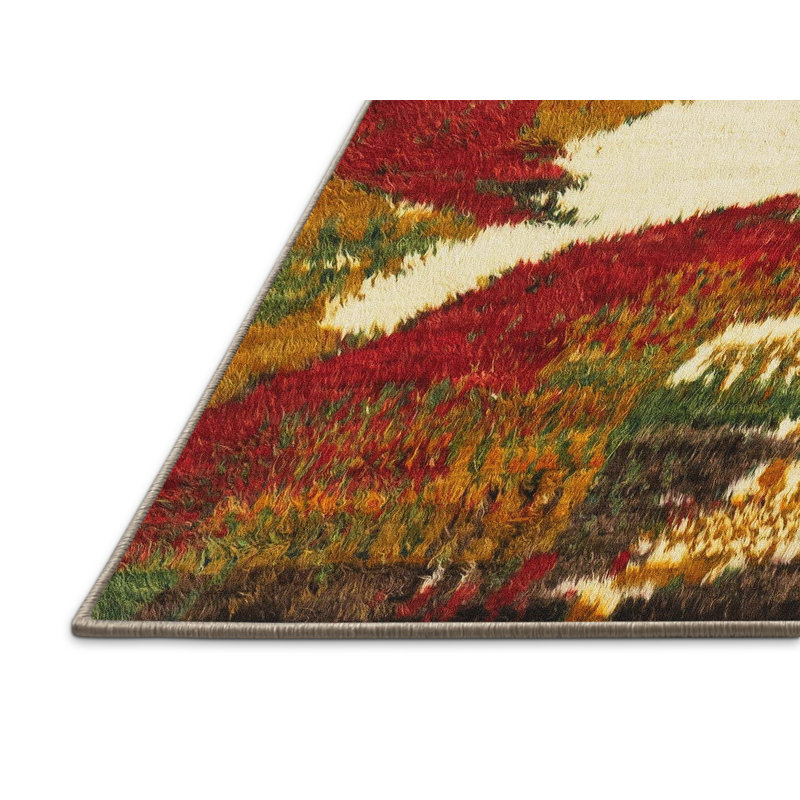 Tapis abstrait moderne 2562, Rectangle 4 pi x 6 pi
