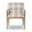 Ledger Upholstered Arm Chair-407346451