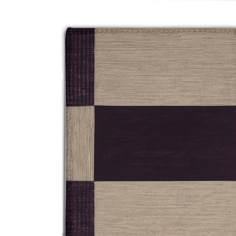 Tapis d'intérieur et d'extérieur à carreaux gris, Rectangulaire 2 pi x 3 pi
