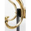 6 - Hook Freestanding Coat Stand with Storage in Gold/Black