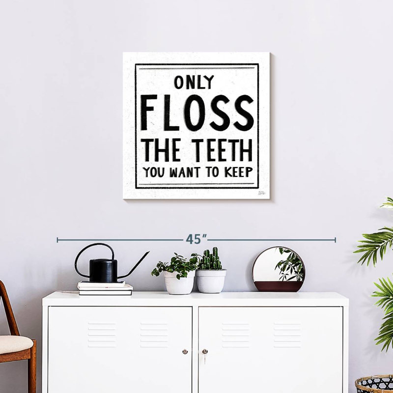 Tergel Only Floss, 24" H x 24" W