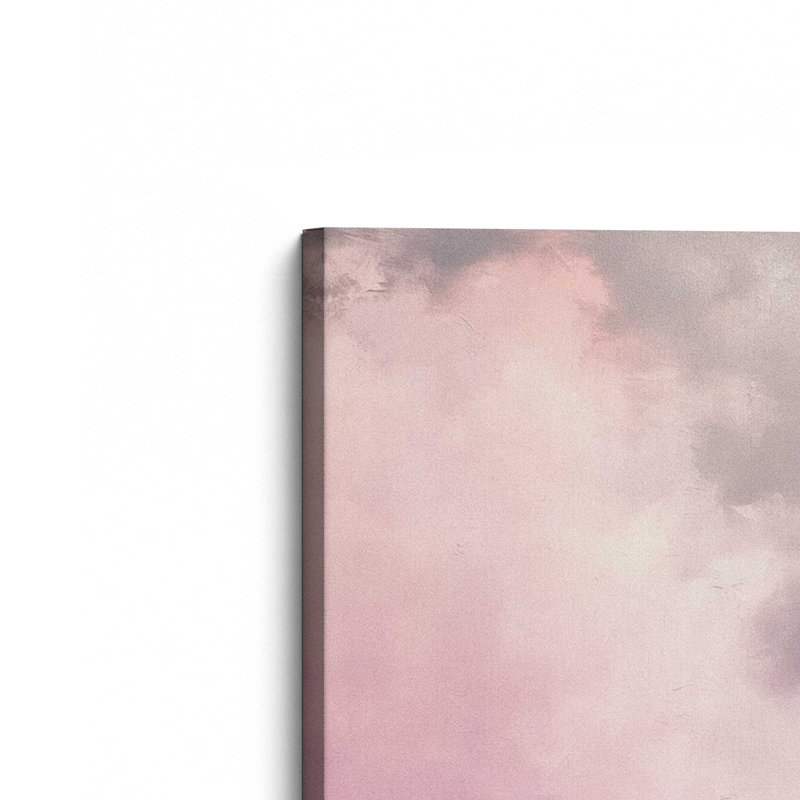 «Pastel Skyline v2», grande impression sur toile, H 54 po x l 36 po