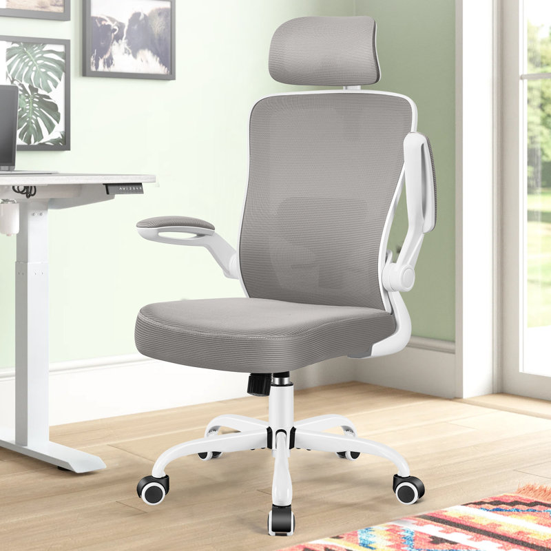 Everdene Office Ergonomic Task Chair, White, Avocado Green