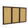 Enclosed Cork Boards Enclosed Cabinet Cork Bulletin Board