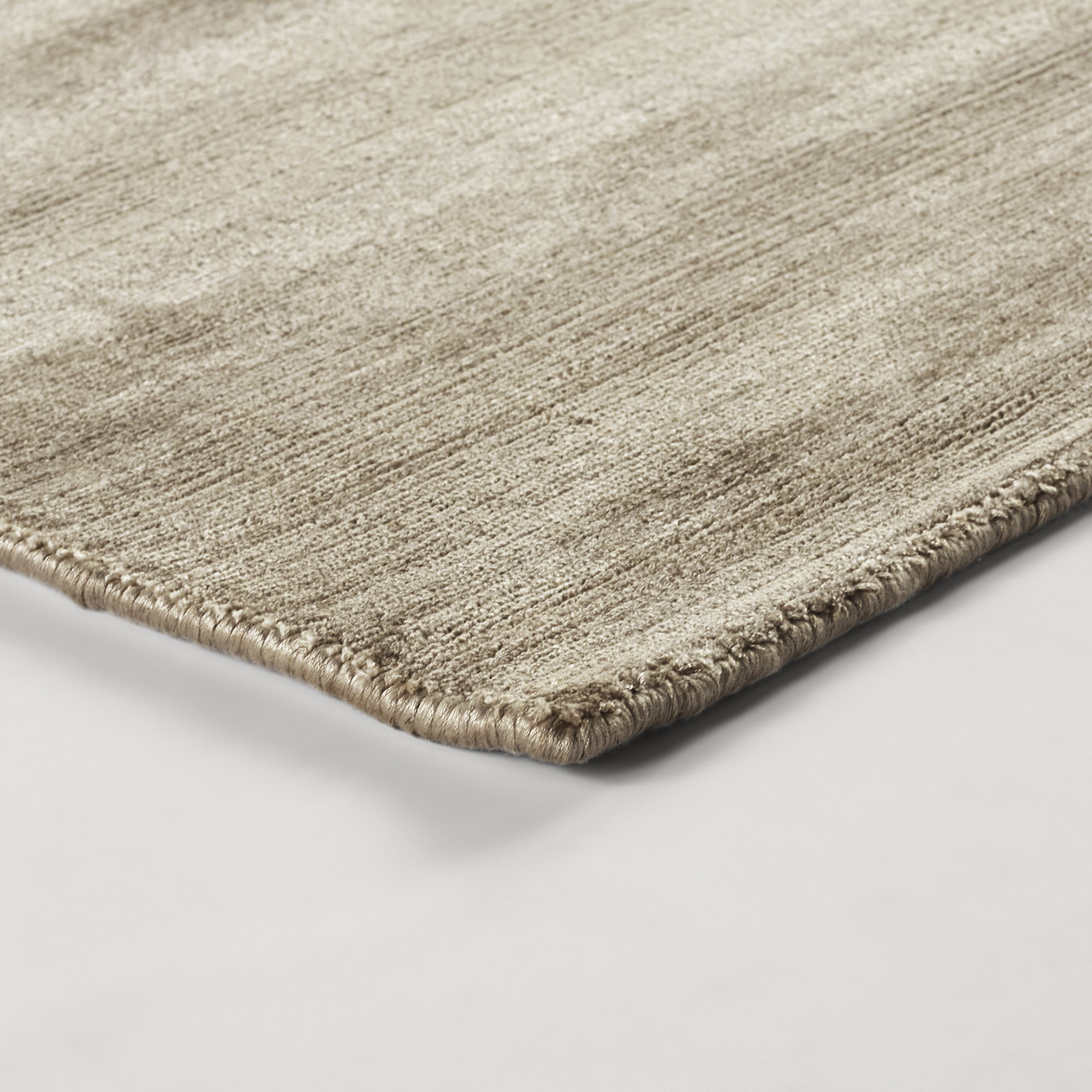 Owens Hand Loomed Rayon / Viscose Rug, Rectangle 12' X 15'