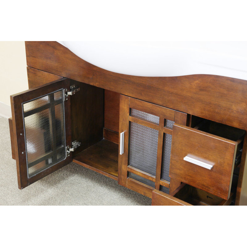 Cartagena 48'' Single Bathroom Vanity with Ceramic Top