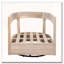 Fauteuil club d'extérieur pivotant en bois-770063738