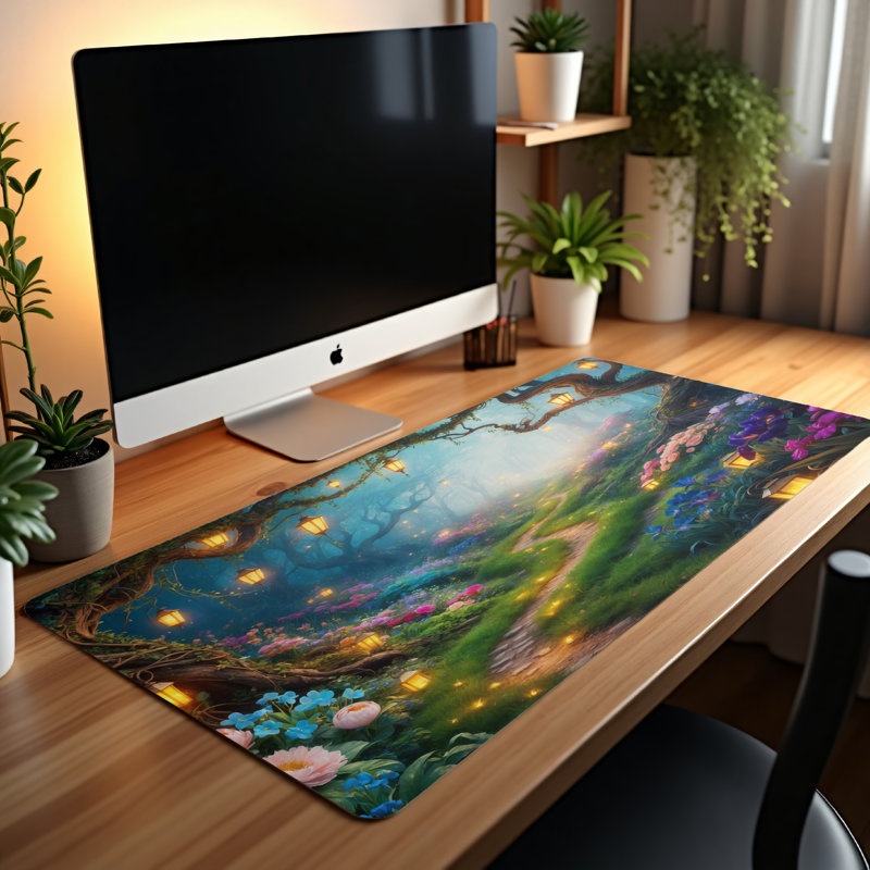 Polyester Desk Pad, 31.5x15.5