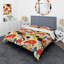 Ensemble de housse de couette Red Popart Lichtenstein Lines Matrix IV-1890814370