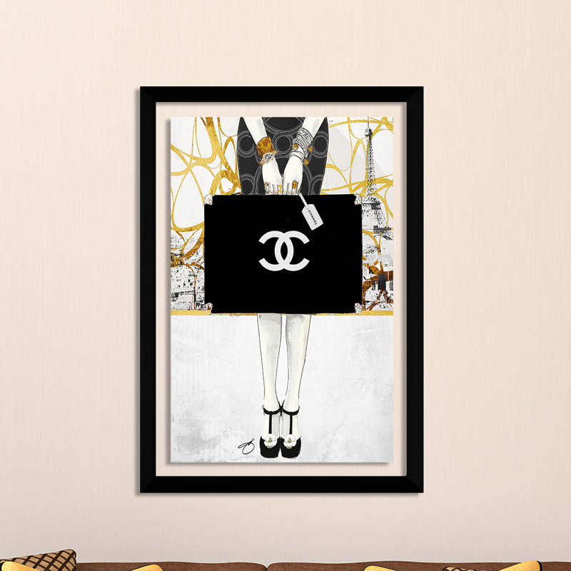 «Runaway with Me», impression sur toile, H 39,5 po x l 27,5 po x P 0,75 po, Acrylique avec cadre noir