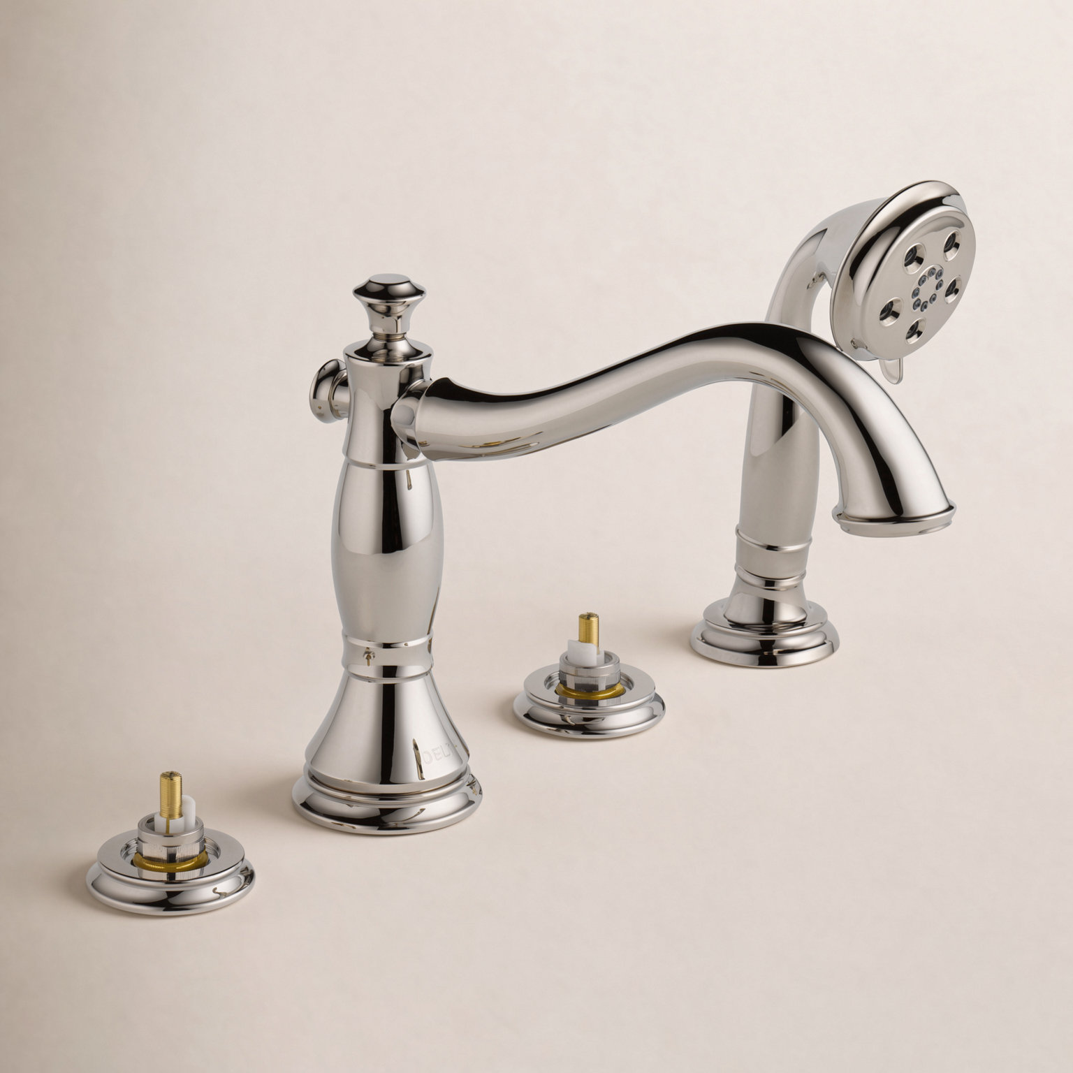Cassidy™ Deck Roman Tub Faucet with Diverter, Matte Black