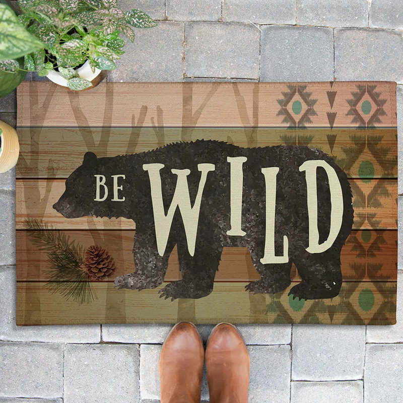 Tapis de porte d'extérieur Be Wild, L 18 po x L 30 po