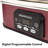 Magnifique Small 4 Quart Casserole Programmable Slow Cooker Red-94576478
