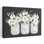 «Thankful Flowers» - art contemporain de nature morte avec fleurs blanches