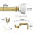 Julbe Adjustable Single Curtain Rod Set-1684251360