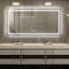 Miroir de salle de bain simple à DEL en cristal poli pour salle de bain-1478493785-1492745994