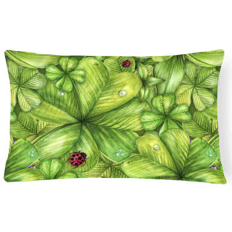 Coussin lombaire Shamrocks and Lady bugs