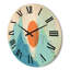 Horloge murale lune au-dessus de montagnes abstraites I-63892557