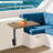 Height-Adjustable Removable& Rotatable Table Leg