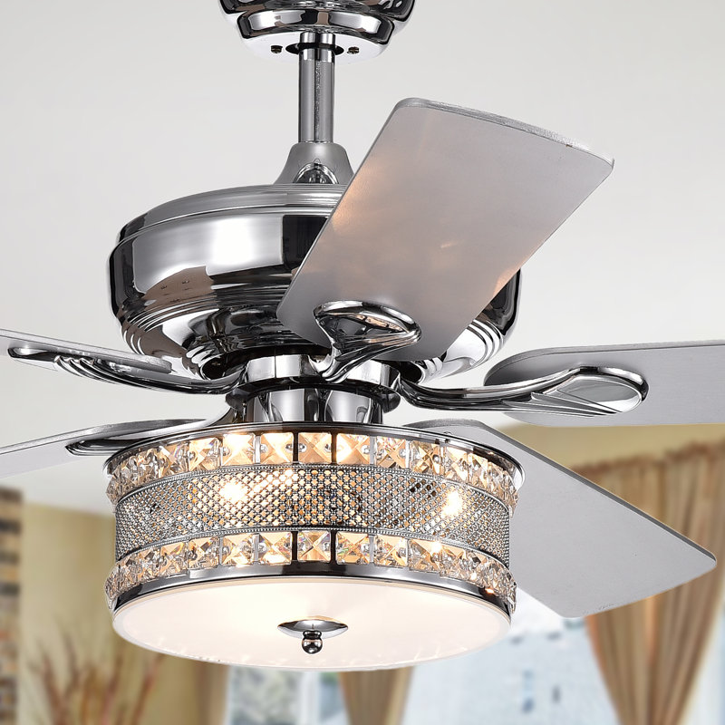 Darby 52'' Ceiling Fan with Light Kit, Remote