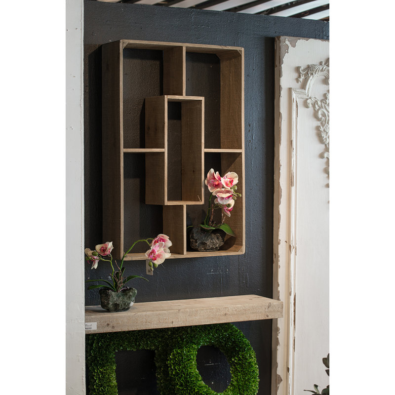 S/2 Ok Shelf L:25x6x30" S:19.5x6.5x29.5"