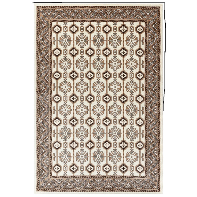 Floral Area Rug, Rectangle 80 x 150 cm
