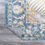 Tapis turquoise / gris Adao Bohemian Cottage-691598364