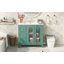 Meuble-lavabo de salle de bain avec 2 portes à fermeture douce, armoire de rangement à 3 tiroirs à cadre en bois