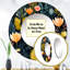 Vibrant Coastal Botanics Coastal Motif - miroir mural décoratif floral-99625332