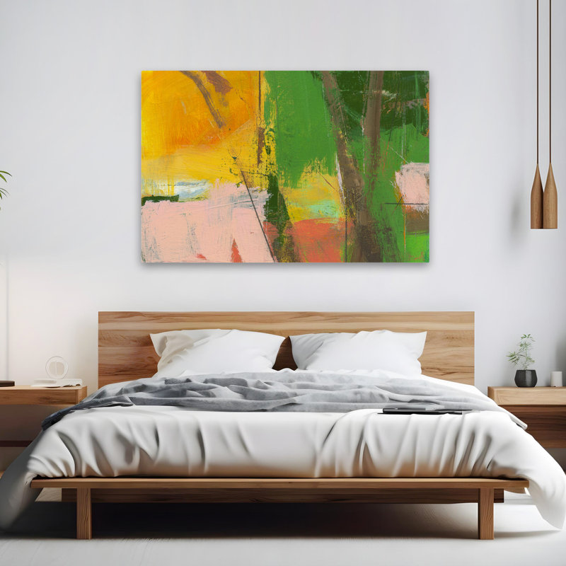 «Pink Light Fragment 9» - Art abstrait, H 40 po x l 60 po