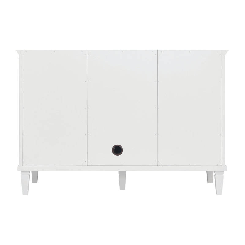 48 in. Handmade Single Vanity, Bright White, Phantome Eclos, 8" Widespread