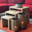 Tables gigognes en bois massif Genci de 19,75 po de hauteur