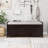 Wood Entryway Storage Bench with 3 Shutter-shaped Doors-569784697