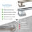 Elevate Wall Mount Stainless Steel Grab Bar, ADA Compliant Safety Bar-20857947-20875276