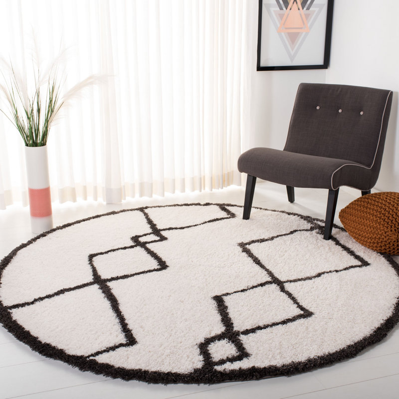 Allon Shag 200 Performance Rug, Round 6'7"