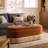 Oval Tufted Bullion Fringe Storage Bench-433287281
